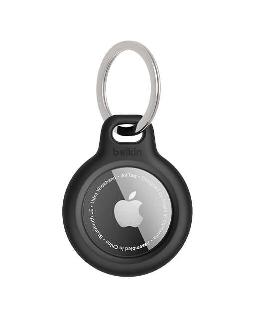 Belkin AirTag Secure Holder mit Schlüsselring-Öse