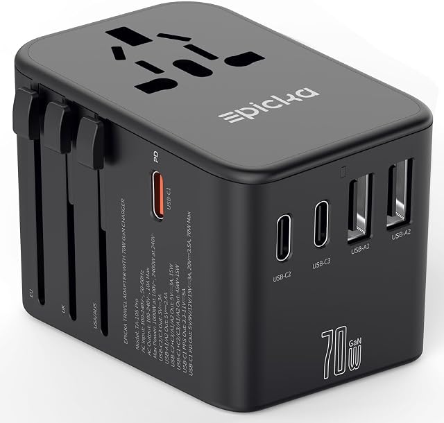 EPICKA GaN Universal-Reiseadapter