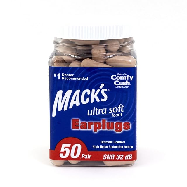 Mack's Soft Foam Ohrstöpsel im Großpack