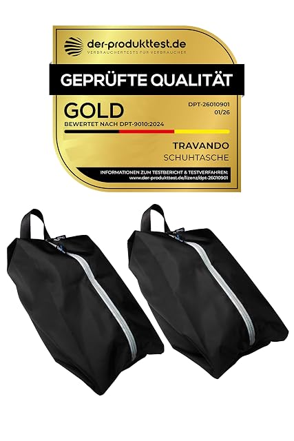 TRAVANDO wasserdichte Schuhbeutel, 2er-Set
